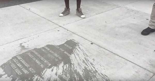 When rain falls, these lines aim to brighten your day