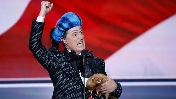 Stephen Colbert crashes RNC stage for ‘Hunger Games’ prank