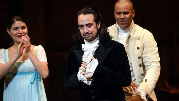 Creator of the Broadway hit ‘Hamilton’ says goodbye, quietly