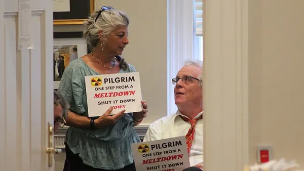 Three anti-Pilgrim activists arrested for trespassing