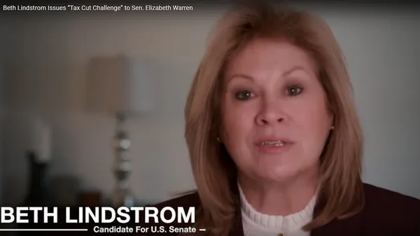 As Liz Warren Rips Democratic Colleagues, GOP Challenger Lindstrom Attacks Warren’s ‘Rock-Throwing’