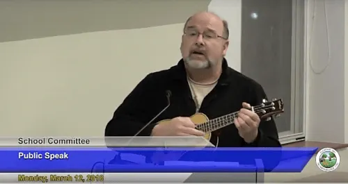 Ukulele Songster Leads To Walkout by School Committee Members