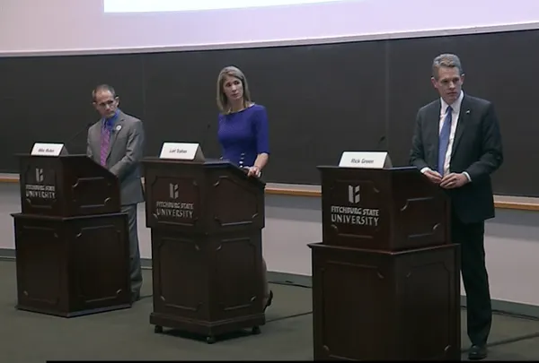 Green, Trahan Clash on College Costs, Immigration in Debate