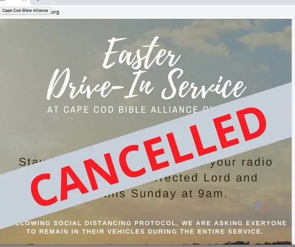 Church Cancels Easter Drive-In Service After Local Health Official Says Don’t Do It