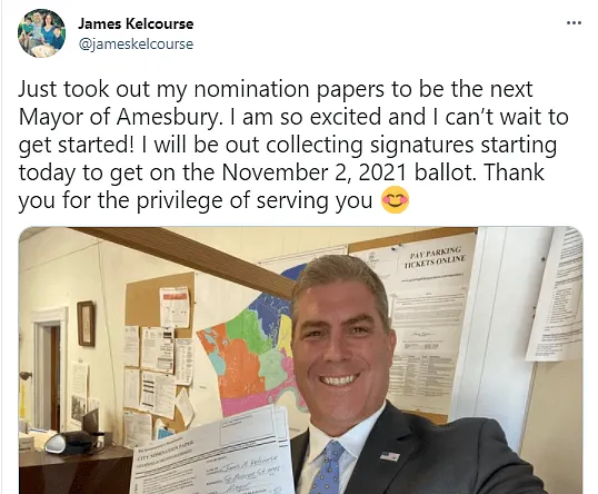 ROE-Act-Supporting Republican James Kelcourse To Run For Mayor of Amesbury