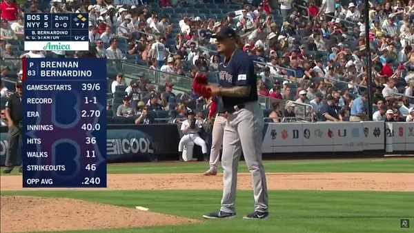 Five Questions For Brennan Bernardino:  Boston Red Sox Pitcher