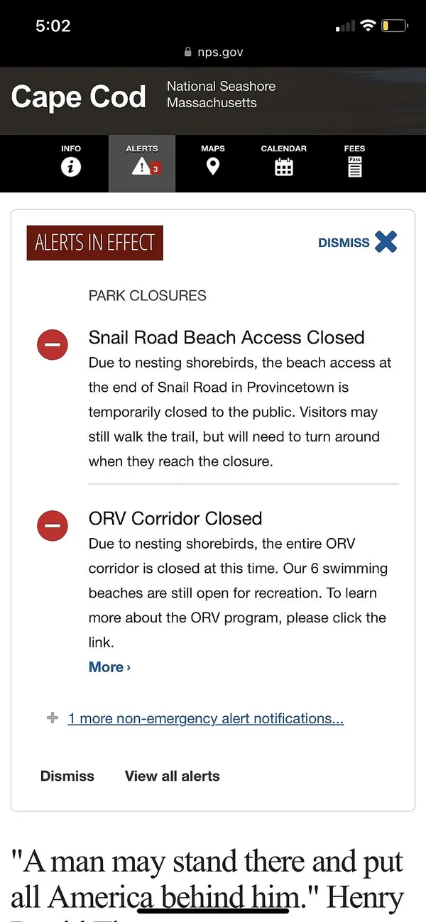 ‘Bird Nazis’ Appearing On Closure Signs At Cape Cod National Seashore