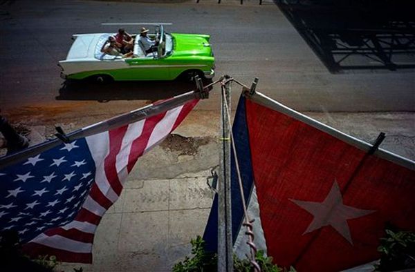 Cuba raises flag at US embassy
