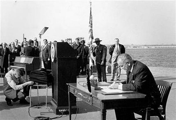 1965 Immigration Act, presented as symbolic, changed nation