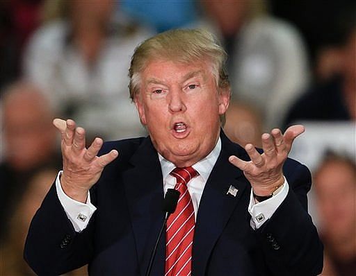 Trump struggles to explain drop from lead in polls