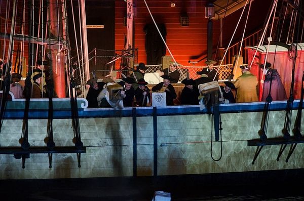 Clandestine group dumps tea to protest taxes!