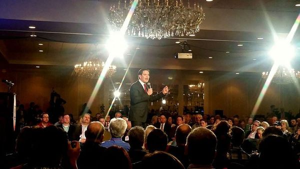 Marco Rubio, once the protégé, steps out of the shadows