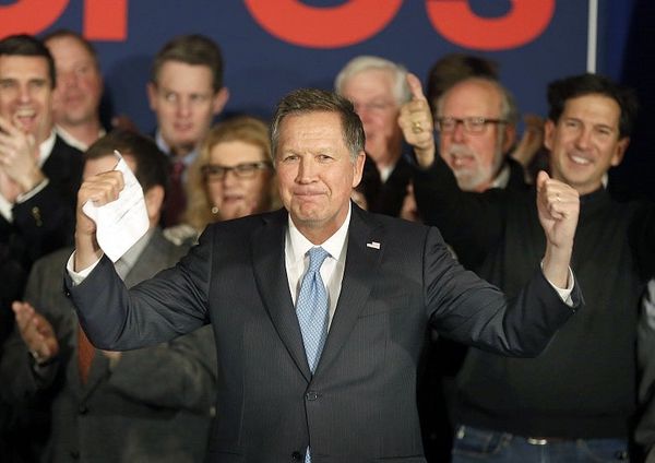Kasich scores in NH as Trump, Sanders cruise to wins