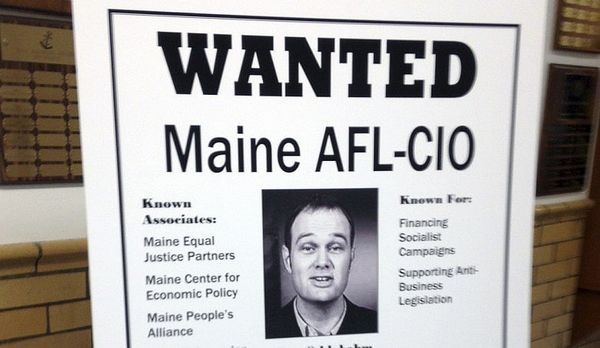 Maine’s LePage puts up ‘wanted’ posters targeting unions