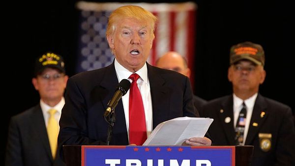 Trump details fundraising for veterans’ charities