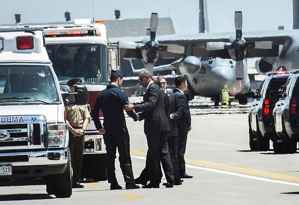 Jet crash mars Air Force ceremony in Colorado