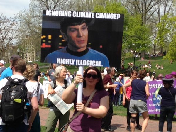 Climate Change Rally Has ‘60s Feel