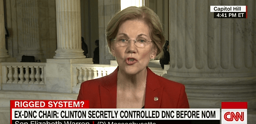 Liz Warren:  DNC Rigged Nomination For Hillary Clinton Against Bernie Sanders