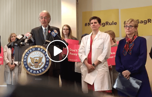 Markey Hits Trump Rule Aimed At Planned Parenthood; Catholic Group Calls Markey ‘Professional Panderer’