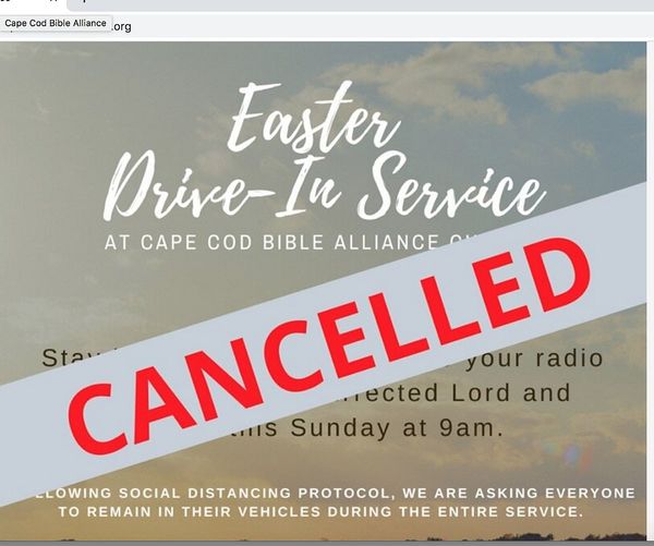 Church Cancels Easter Drive-In Service After Local Health Official Says Don’t Do It