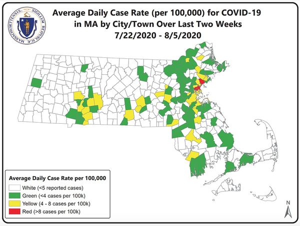 Most Massachusetts Communities Handling Coronavirus Well and Schools Should Re-Open There, Governor Says