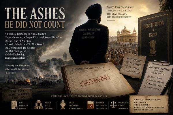 The Ashes He Did Not Count