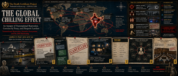 THE GLOBAL CHILLING EFFECT : An Autopsy of Transnational Repression, Coercion by Proxy, and Diasporic Lawfare