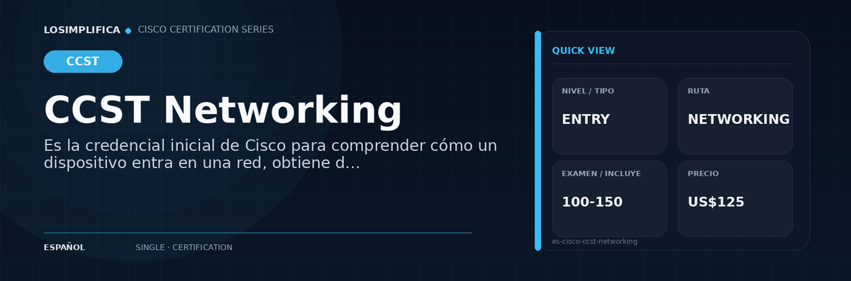 100-150: Guía de certificación CCST Networking