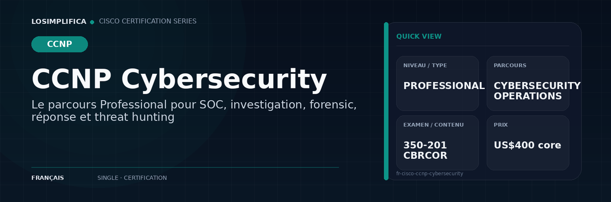 350-201 CBRCOR : guide de certification CCNP Cybersecurity
