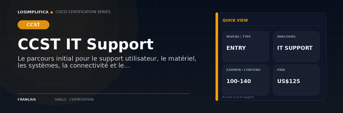 100-140 : guide de certification CCST IT Support
