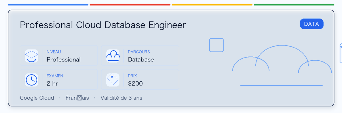 Guide pratique de Professional Cloud Database Engineer : public concerné, intérêt, préparation et place dans le parcours Google.