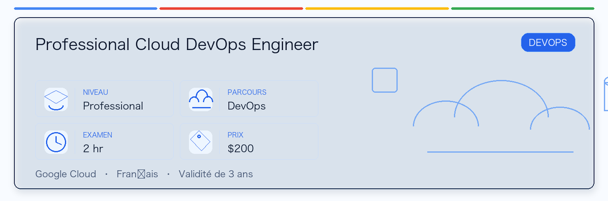 Guide pratique de Professional Cloud DevOps Engineer : public concerné, intérêt, préparation et place dans le parcours Google.