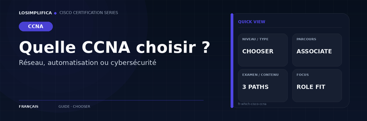 Quelle certification CCNA choisir