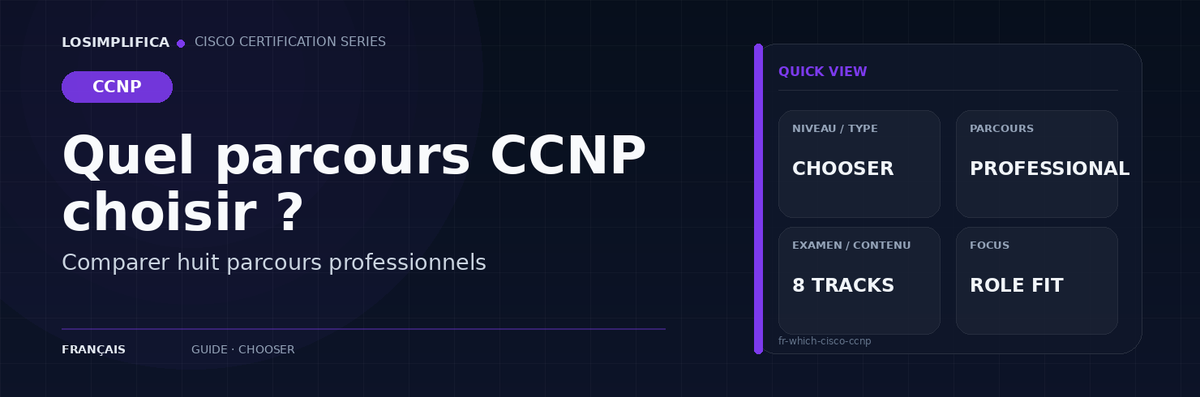 Quel parcours CCNP choisir
