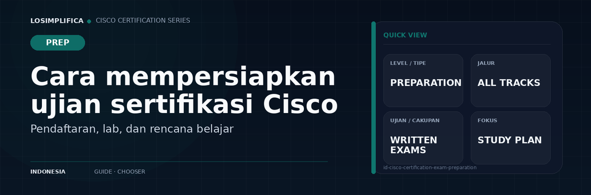 Cara mempersiapkan ujian sertifikasi Cisco