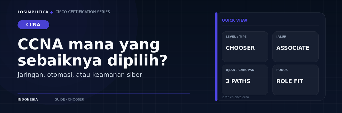 Sertifikasi CCNA mana yang harus dipilih