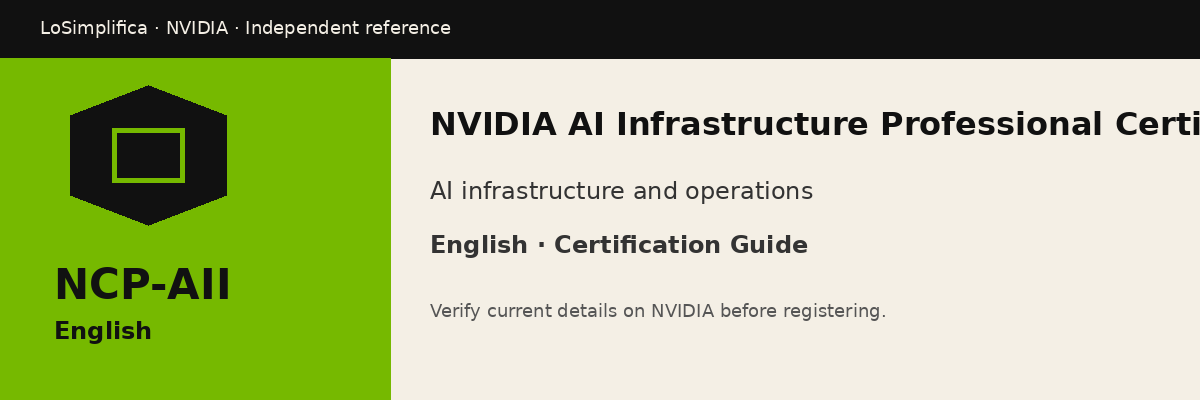 English NCP-AII: NVIDIA AI Infrastructure Professional Certification Certification Guide