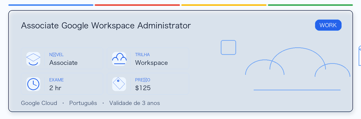Guia prático de Associate Google Workspace Administrator: para quem serve, por que pode valer a pena, como se preparar e onde entra na trilha Google.