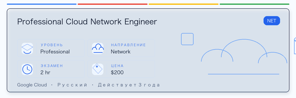Практическое руководство по Professional Cloud Network Engineer: кому подходит, зачем сдавать, как готовиться и место в пути Google.