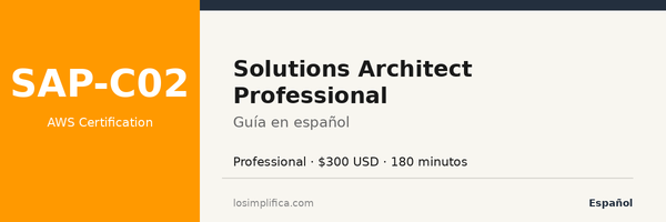 SAP-C02: guía completa de la certificación AWS Solutions Architect Professional Certification