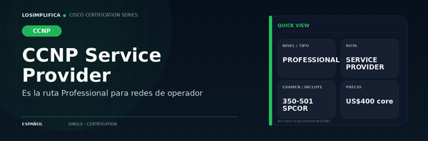 350-501 SPCOR: Guía de certificación CCNP Service Provider