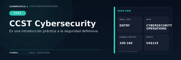100-160: Guía de certificación CCST Cybersecurity