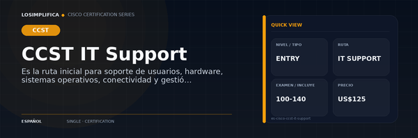 100-140: Guía de certificación CCST IT Support