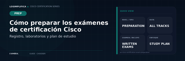 Cómo preparar un examen de certificación Cisco
