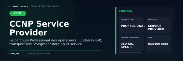 350-501 SPCOR : guide de certification CCNP Service Provider