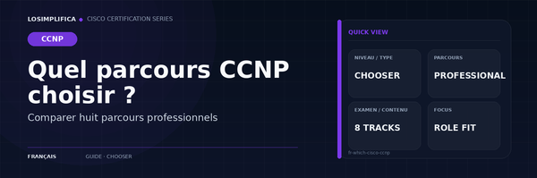 Quel parcours CCNP choisir