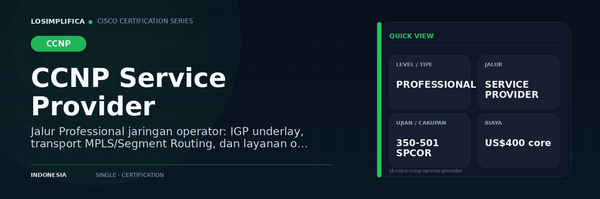 350-501 SPCOR: panduan sertifikasi CCNP Service Provider