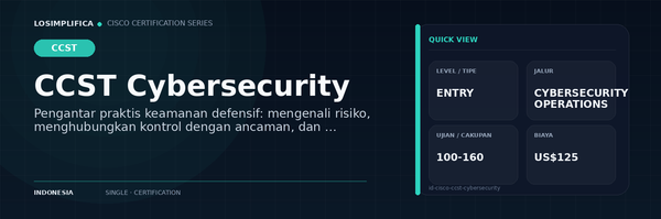 100-160: panduan sertifikasi CCST Cybersecurity