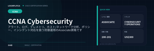 200-201：CCNA Cybersecurity 認定ガイド