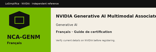 Français NCA-GENM: NVIDIA Generative AI Multimodal Associate Certification Guide de certification